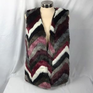 Kimberly C. Faux Fur Vest NWT